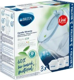 BRITA Waterfilterbundel Style Eco Cool Powder Blue + 3 MAXTRA+ Filterpatronen -Drinken Goedkope Winkel 1114x1200 6