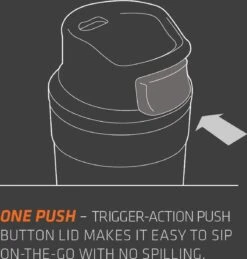 Stanley Trigger-Action Travel Mug 0.35L - Thermosfles - Matt Black -Drinken Goedkope Winkel 1146x1200