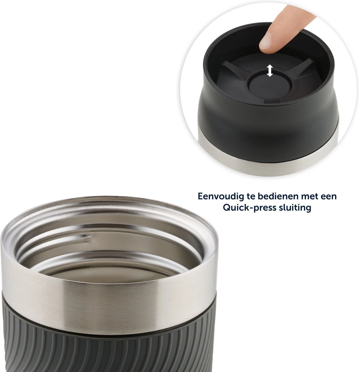 Blumtal Thermosbeker Classic - Lekvrij, BPA-Vrij En Vaatwasserbestendig - Hoge Kwaliteit Thermosfles Met Quick-Press Sluiting - Travel Mug 350 Ml - Roze 3 Blumtal Thermosbeker Classic - Lekvrij, BPA-Vrij En Vaatwasserbestendig - Hoge Kwaliteit Thermosfles Met Quick-Press Sluiting - Travel Mug 350 Ml - Roze - Afbeelding 3