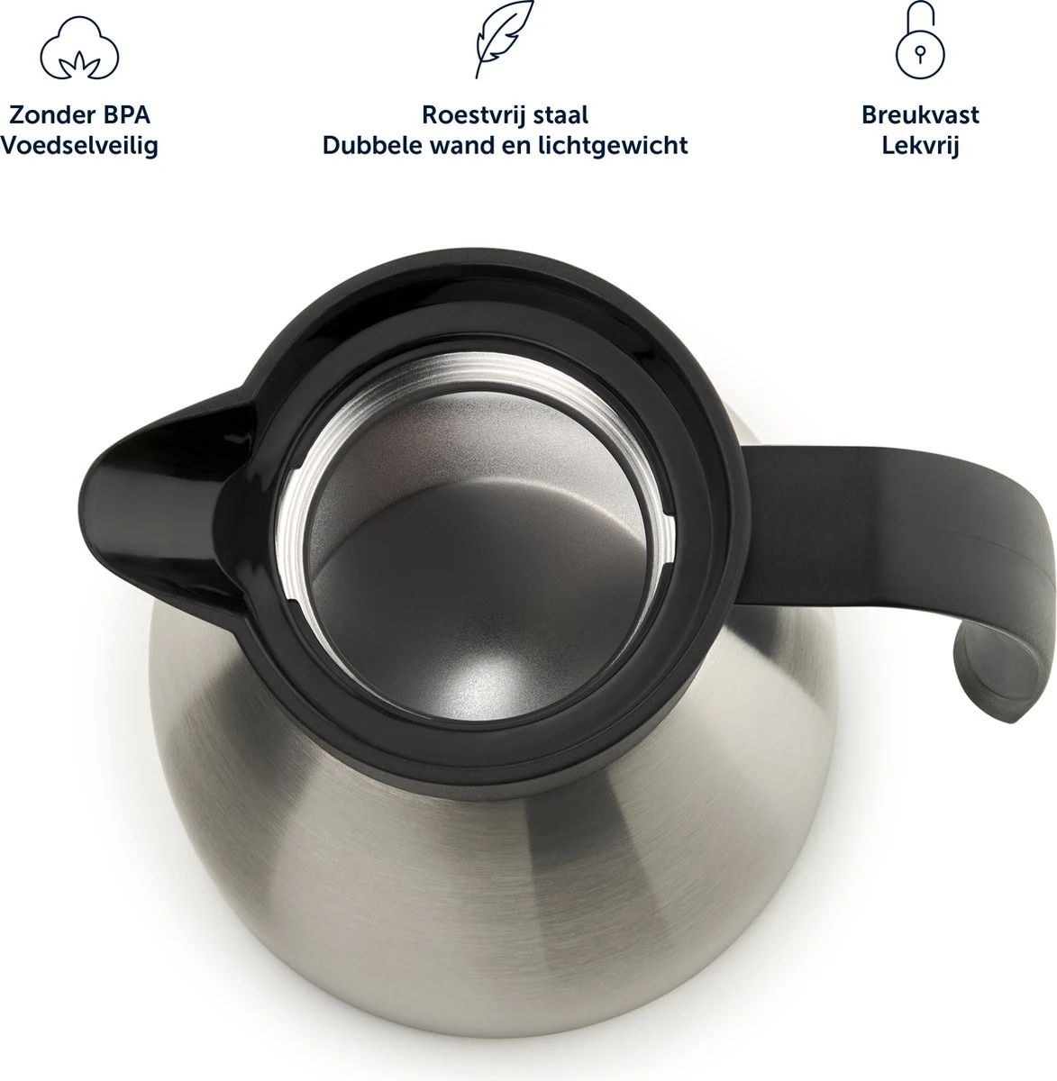 Blumtal Thermoskan Carla - Hoogwaardige Thermosfles - Voor Warme Dranken - Donkergroen 6 Blumtal Thermoskan Carla - Hoogwaardige Thermosfles - Voor Warme Dranken - Donkergroen - Afbeelding 6