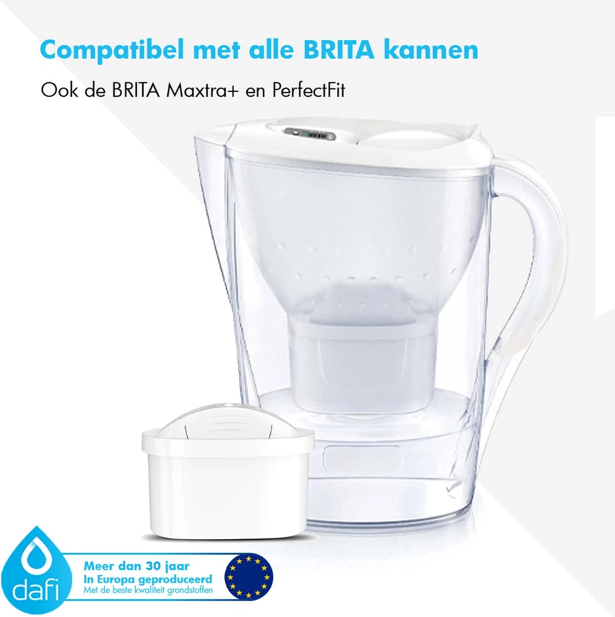 DAFI Filterpatronen 12 Stuks, Geschikt Voor Brita Maxtra, Brita Maxtra+ Waterfilterkannen, Geproduceerd In Europa, Waterfilterpatroon 12 Pack 5 DAFI Filterpatronen 12 Stuks, Geschikt Voor Brita Maxtra, Brita Maxtra+ Waterfilterkannen, Geproduceerd In Europa, Waterfilterpatroon 12 Pack - Afbeelding 5