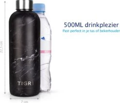 TIGR The Combo - Voordeelset Minimalist Thermosfles En Cup Warmhoudbeker - 500ml - Zwart Marmer 10 TIGR The Combo - Voordeelset Minimalist Thermosfles En Cup Warmhoudbeker - 500ml - Zwart Marmer -Drinken Goedkope Winkel 1200x1031