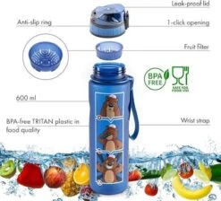 Flyweight Lyseren Drinkfles Voor Kinderen - Waterfles 600 Ml - Zonder BPA - Onbreekbaar - Fruitfilter - Afwasmachinebestendig -Drinken Goedkope Winkel 1200x1087 1