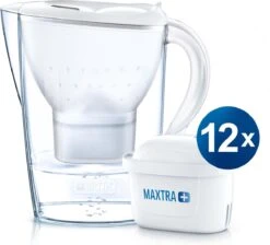 BRITA - Waterfilterkan Marella Cool - Wit - 2,4L + 12 MAXTRA+ Waterfilterpatronen -Drinken Goedkope Winkel 1200x1087
