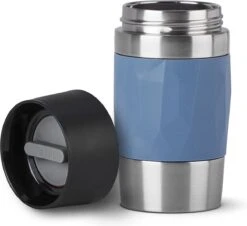Tefal Compact Travel Mug Compact Thermosfles - 0,3 L - Blauw -Drinken Goedkope Winkel 1200x1099