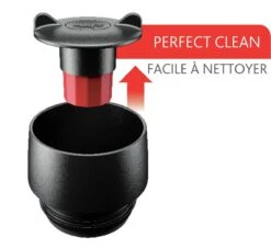 Tefal Travel Mug Thermobeker - 360 Ml - RVS/Blackberry -Drinken Goedkope Winkel 1200x1104 1