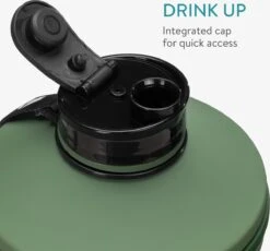 Navaris Waterfles Van Lichte Kunststof - Drinkfles 2L - Extra Grote Fles Met Drinkdop - Ideaal Voor Sport, Fitness, Yoga En Kamperen -Drinken Goedkope Winkel 1200x1118 1