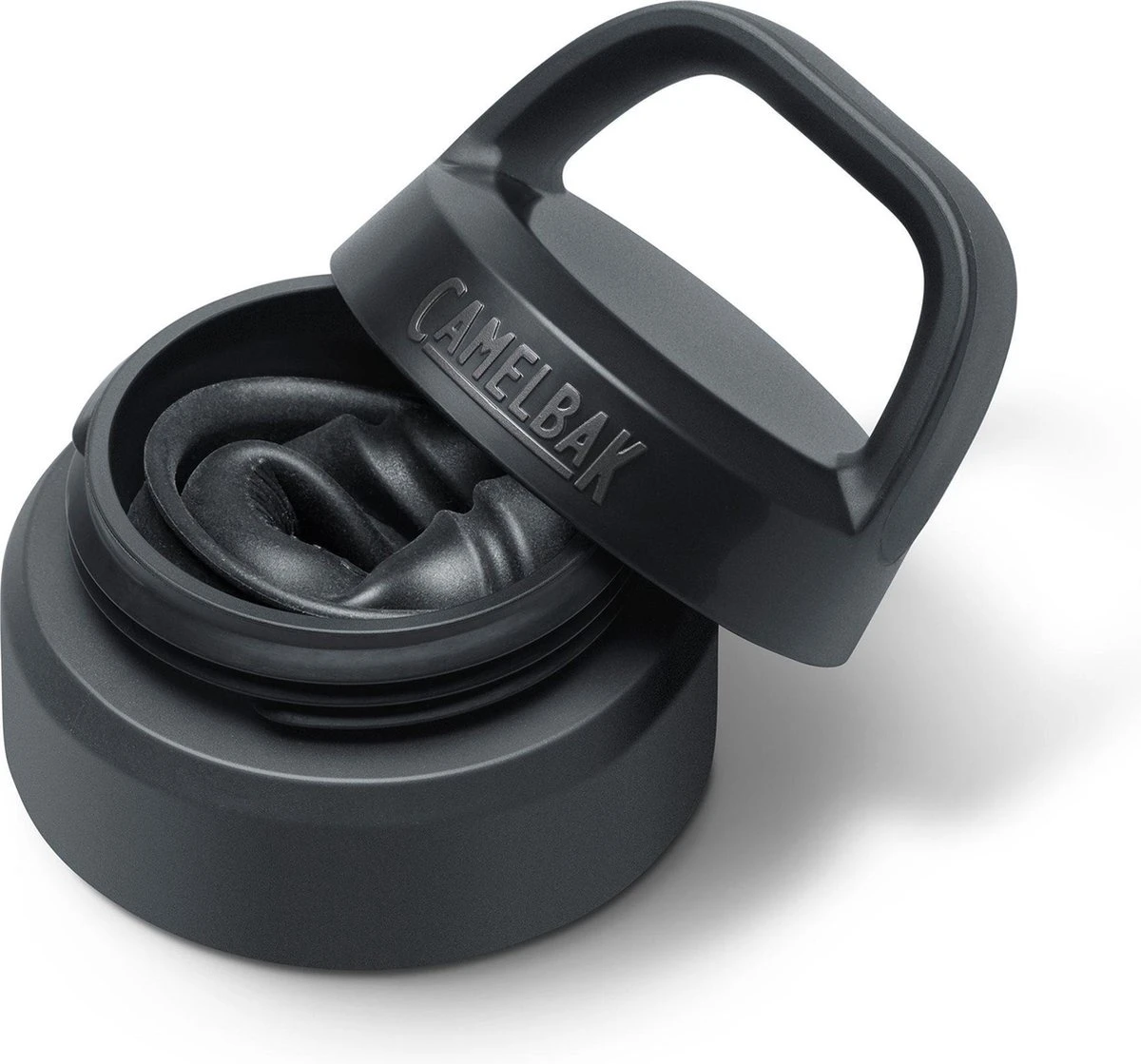 CamelBak Multibev Vacuum SS - Waterfles Met Afneembare Koffie / Theebeker - 650 Ml + 500 Ml - Zwart / Zwart (Black/Black) 5 CamelBak Multibev Vacuum SS - Waterfles Met Afneembare Koffie / Theebeker - 650 Ml + 500 Ml - Zwart / Zwart (Black/Black) - Afbeelding 5