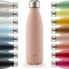 Blumtal Thermosfles - Met Dubbele Wand - Thermosbeker Koffie, Thee En Koele Dranken - Travel Mug - 750ml - Mellow Rose - Roze