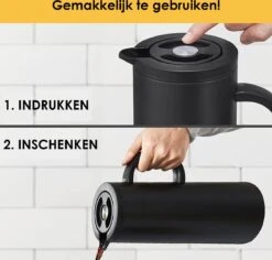 Silberthal - Thermoskan - 1 L - Dubbelwandig - Isoleerkan - Thermofles Koud En Warm - Cadeau 11 Silberthal - Thermoskan - 1 L - Dubbelwandig - Isoleerkan - Thermofles Koud En Warm - Cadeau -Drinken Goedkope Winkel 1200x1148