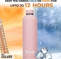 Pulver - RVS Thermosfles / Drinkfles – BPA Vrij – 750 Ml - Waterfles Met Draaidop – Drinkfles – Dubbele Isolatie - Rubberen Coating- Licht Roze 9 Pulver - RVS Thermosfles / Drinkfles – BPA Vrij – 750 Ml - Waterfles Met Draaidop – Drinkfles – Dubbele Isolatie - Rubberen Coating- Licht Roze -Drinken Goedkope Winkel 1200x1150 2