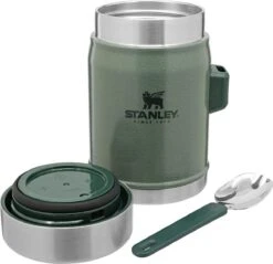 Stanley The Legendary Food Jar + Spork 0,4L - Thermosfles - Hammertone Green -Drinken Goedkope Winkel 1200x1160