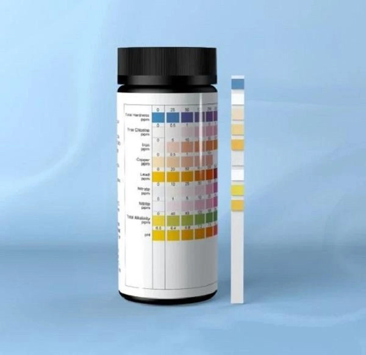TSTCHECK Drinkwater Test | 9 In 1 | 100 Strips 1 TSTCHECK Drinkwater Test | 9 In 1 | 100 Strips