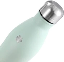 Juicy Blossom Drinkfles - 500ml - Roestvrij Staal - Stainless Steel Bottle - Waterfles - Drinkfles - Thermosfles (Muntgrijs) -Drinken Goedkope Winkel 1200x1163 2