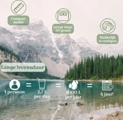 Waterfilter Survival Steddy Pro - Zuiver Gratis Drinkwater - Waterfles Waterzuivering - Waterfilter Kraan - Outdoor - FILTER 4000 LITER! -Drinken Goedkope Winkel 1200x1175 1