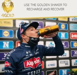 4Gold Shaker, Lekvrije Sport Waterfles, BPA-vrij, Sport Accessoires, Goud, 750ml -Drinken Goedkope Winkel 1200x1178 6