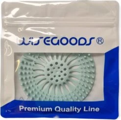 WiseGoods - Haarstopper - Haarvanger - Douche Zeef - Douche Filter - Haarfilter - Douche Afvoer - Siliconen - Blauw -Drinken Goedkope Winkel 1200x1190