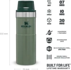 Stanley Trigger-Action Travel Mug 0.47L - Thermosfles - Hammertone Green 22 Stanley Trigger-Action Travel Mug 0.47L - Thermosfles - Hammertone Green -Drinken Goedkope Winkel 1200x1197 2