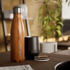 TIGR Cups - Drinkbekers - Thermosbekers - RVS - Set Van 2 - 350ml - Zwart/Rosé Goud -Drinken Goedkope Winkel 1200x1200 1