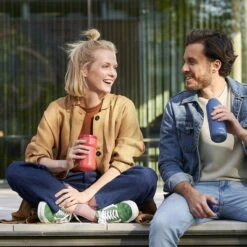 Mepal – Isoleerfles Ellipse 350 Ml – Houdt Je Drankje 9 Uur Warm En 12 Uur Koud – Nordic Denim – Geschikt Voor Bruiswater – Thermosfles – Lekdicht -Drinken Goedkope Winkel 1200x1200 118