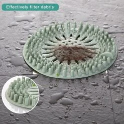 WiseGoods - Haarstopper - Haarvanger - Douche Zeef - Douche Filter - Haarfilter - Douche Afvoer - Siliconen - Blauw -Drinken Goedkope Winkel 1200x1200 12