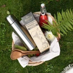 BUUF™️ Thermosfles 1 Liter - Isoleerfles - Thermosbeker - 24u/koud, 8u/warm - RVS - Zilver -Drinken Goedkope Winkel 1200x1200 150