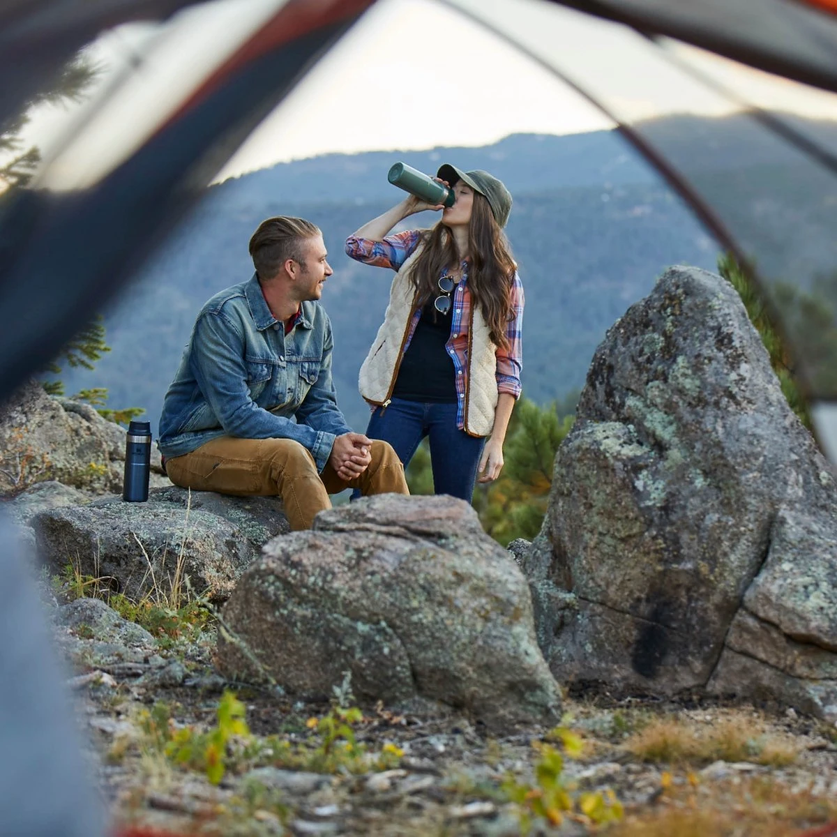 Stanley Trigger-Action Travel Mug 0.47L - Thermosfles - Hammertone Green 19 Stanley Trigger-Action Travel Mug 0.47L - Thermosfles - Hammertone Green - Afbeelding 19