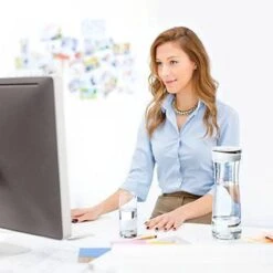 BRITA - Fill&Serve Waterfilterkaraf - 1,3L - Wit Grafiet - Inclusief 1 MicroDisc Waterfilter -Drinken Goedkope Winkel 1200x1200 213