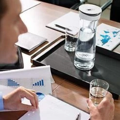 BRITA - Fill&Serve Waterfilterkaraf - 1,3L - Wit Grafiet - Inclusief 1 MicroDisc Waterfilter -Drinken Goedkope Winkel 1200x1200 214