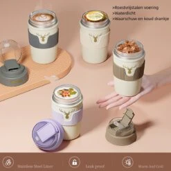 Floraweg Cup - Drinkbeker To GO- Lekvrij Dubbelwandig ,RVS 316, Thermosbeker Koffiebeker- Koffie En Thee - 400ml Zwart 19 Floraweg Cup - Drinkbeker To GO- Lekvrij Dubbelwandig ,RVS 316, Thermosbeker Koffiebeker- Koffie En Thee - 400ml Zwart -Drinken Goedkope Winkel 1200x1200 299