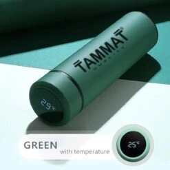 Slimme Thermosfles Met LCD Temperatuur Display - Curver Isolatiefles 500 ML - Rubber Coating - Dubbelwandige Thermosfles - Thermosbeker - Isoleerfles - Thermoskan - Travel Mug - Bidon Drinkfles - Koffiebeker - Drinkflessen - RVS - Smart Thermos -Drinken Goedkope Winkel 1200x1200 314
