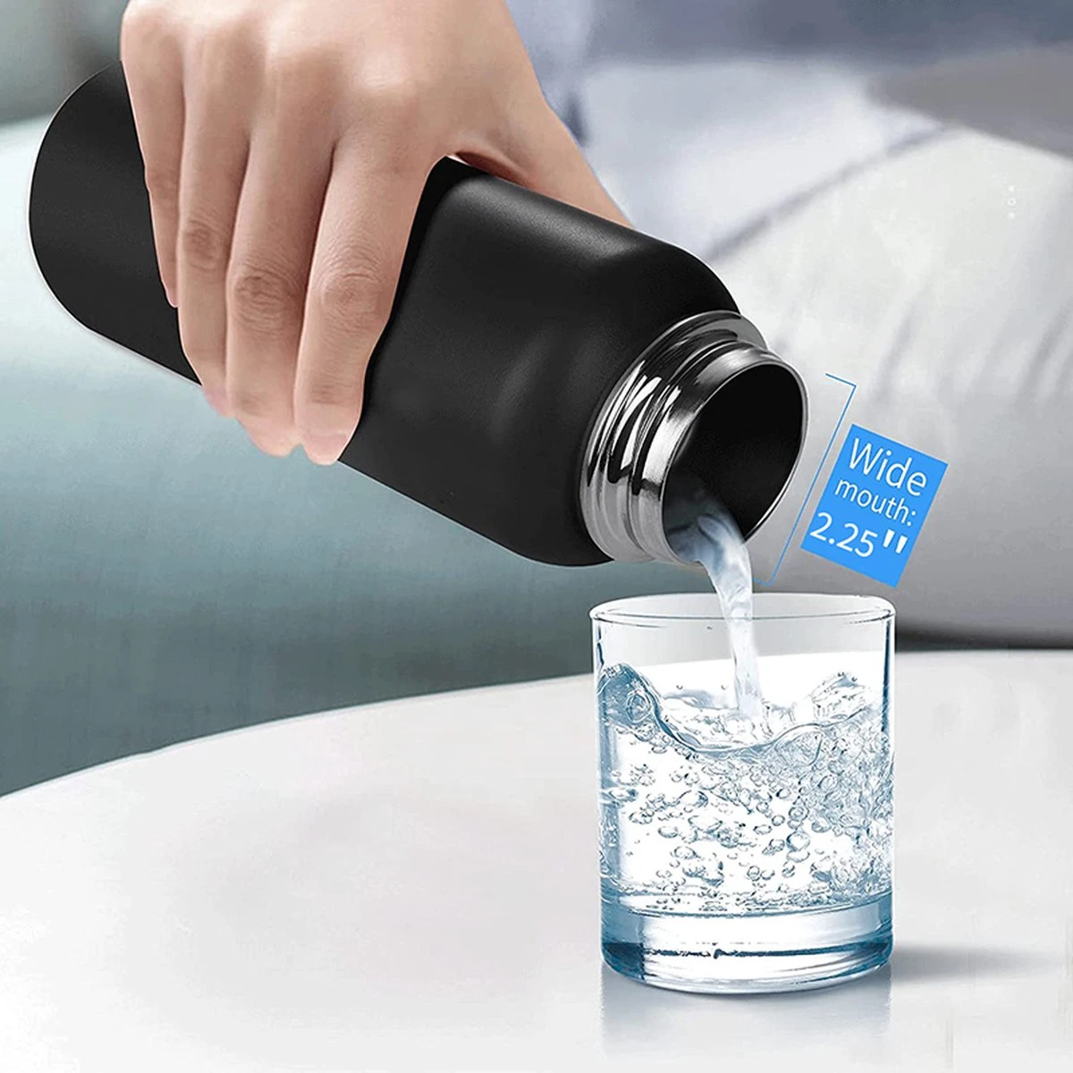 Thermo Master MasterBottle Drinkfles Met 3 Doppen - 650 Ml - Staal 4 Thermo Master MasterBottle Drinkfles Met 3 Doppen - 650 Ml - Staal - Afbeelding 4