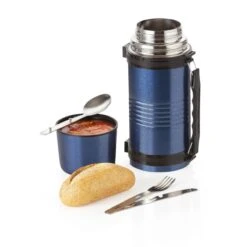 MacGyver Thermosfles Rvs - Thermoskan 1,2 Liter 28cm - Onbreekbaar - Blauw -Drinken Goedkope Winkel 1200x1200 417