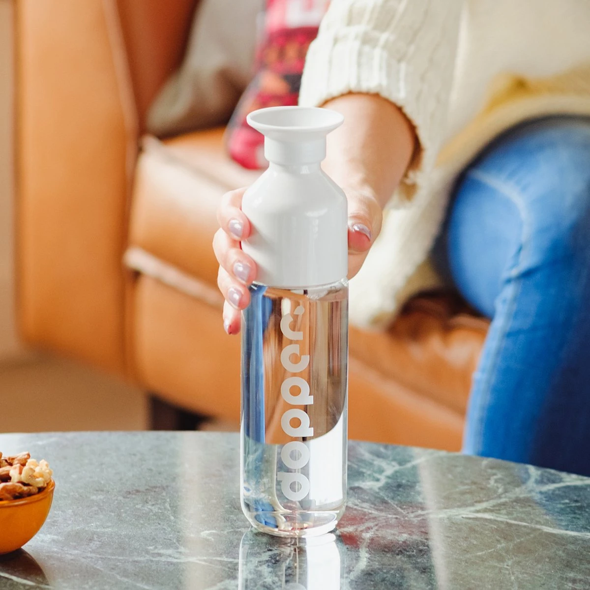 Dopper Glass Drinkfles - 400 Ml 4 Dopper Glass Drinkfles - 400 Ml - Afbeelding 4