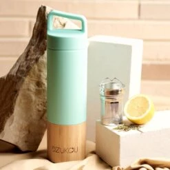 Dzukou Saint Elias - Bamboe Thermosfles – Theefles Met Filter - Theebeker To Go Met Theefilter / Infuser – RVS Drinkfles - Luchtdicht En Lekvrij – 530 Ml -Drinken Goedkope Winkel 1200x1200 54