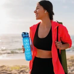 Nimma® Motivatie Waterfles - 1 Liter Drinkfles - Met Tijdmarkeringen En Fruitfilter - Blauw 15 Nimma® Motivatie Waterfles - 1 Liter Drinkfles - Met Tijdmarkeringen En Fruitfilter - Blauw -Drinken Goedkope Winkel 1200x1200 547