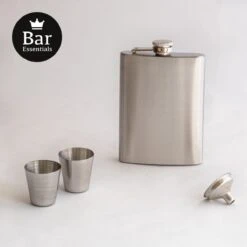 Bar Essentials® Heupfles RVS - Zakflacon - Platvink - Heupflacon - Gifbox 8 Bar Essentials® Heupfles RVS - Zakflacon - Platvink - Heupflacon - Gifbox -Drinken Goedkope Winkel 1200x1200 551