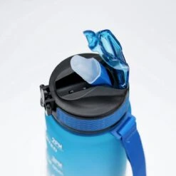 Merkloos Vision Vel Blauw-Roze Waterfles Met Tijdmarkeringen | 1 Liter | Sport Waterfles | Drinkfles Met Rietje | Lekvrije Sportfles | Tritan Waterfles | BPA Vrij | Voor Sport, Fietsen, Kamperen, School, Sportschool | Tijdmarkering -Drinken Goedkope Winkel 1200x1200 571