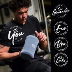 The Gym Keg 2.2L Gym Waterfles Met Neopreen Hoes En Handvat, Herbruikbare Sport Waterfles 2 Liter Voor Fitness, Bodybuilding, Training - Waterfles Voor Sport -Drinken Goedkope Winkel 1200x1200 655