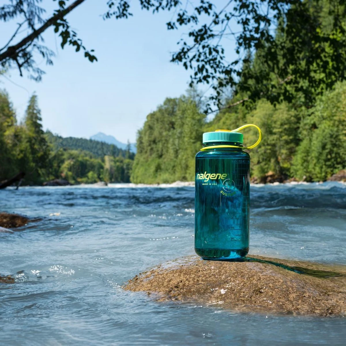 Nalgene Sustain Wide Mouth 1000ml - Drinkfles - Cerulean Sustain 3 Nalgene Sustain Wide Mouth 1000ml - Drinkfles - Cerulean Sustain - Afbeelding 3