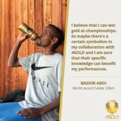 4Gold Bidon/Bottle, Lekvrije Sport Waterfles, BPA-vrij, Sport Accessoires, Goud, 800ml -Drinken Goedkope Winkel 1200x1200 671