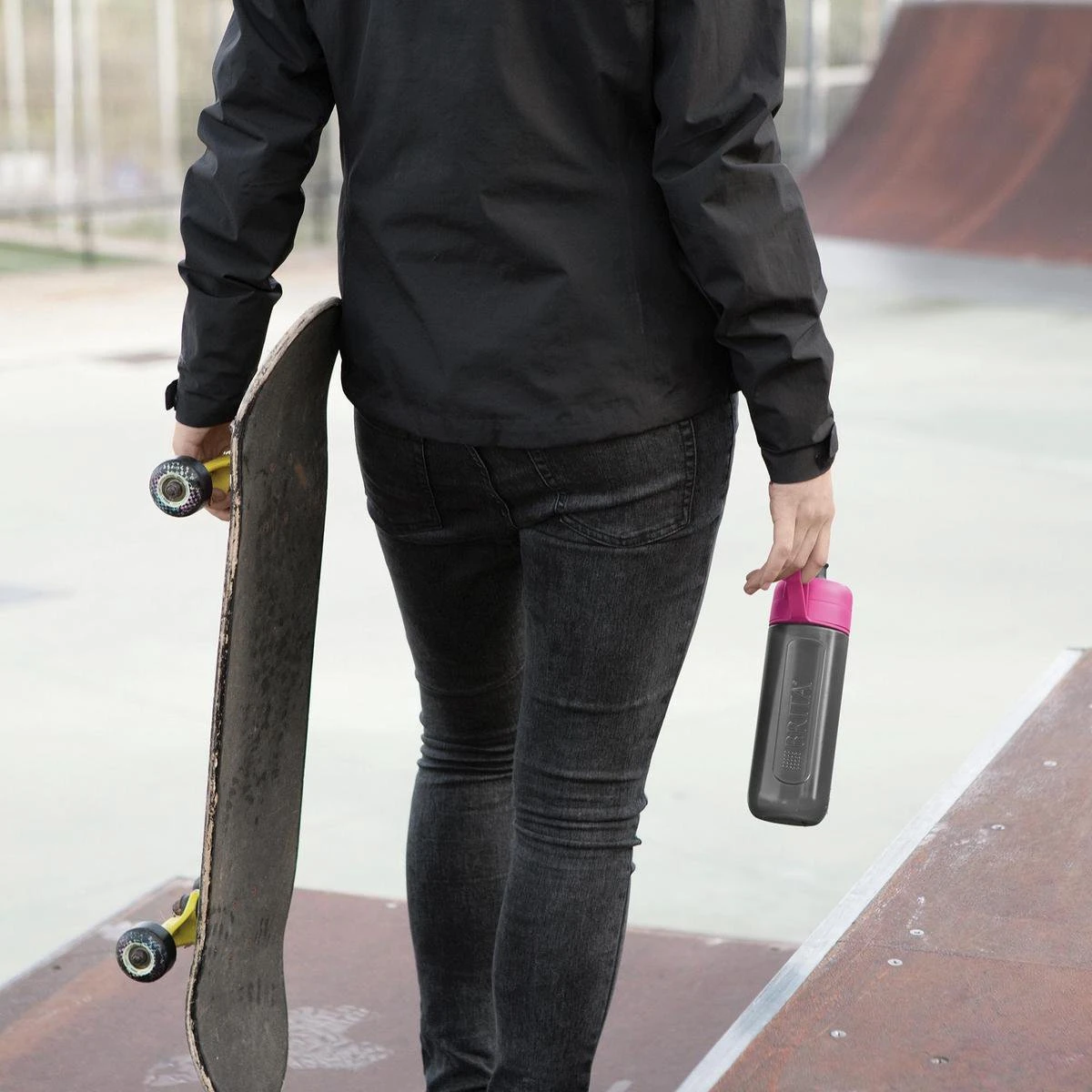 BRITA - Fill&Go Waterfilterfles ACTIVE - 0,6L - Roze - Inclusief 1 MicroDisc Waterfilter 4 BRITA - Fill&Go Waterfilterfles ACTIVE - 0,6L - Roze - Inclusief 1 MicroDisc Waterfilter - Afbeelding 4