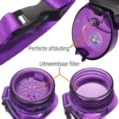 Drinkfles Herbruikbare Waterfles | 500 Ml Paars | Vaatwasserbestendig Drinkbus Bidon | King Mungo KMDF005 18 Drinkfles Herbruikbare Waterfles | 500 Ml Paars | Vaatwasserbestendig Drinkbus Bidon | King Mungo KMDF005 -Drinken Goedkope Winkel 1200x1200 710