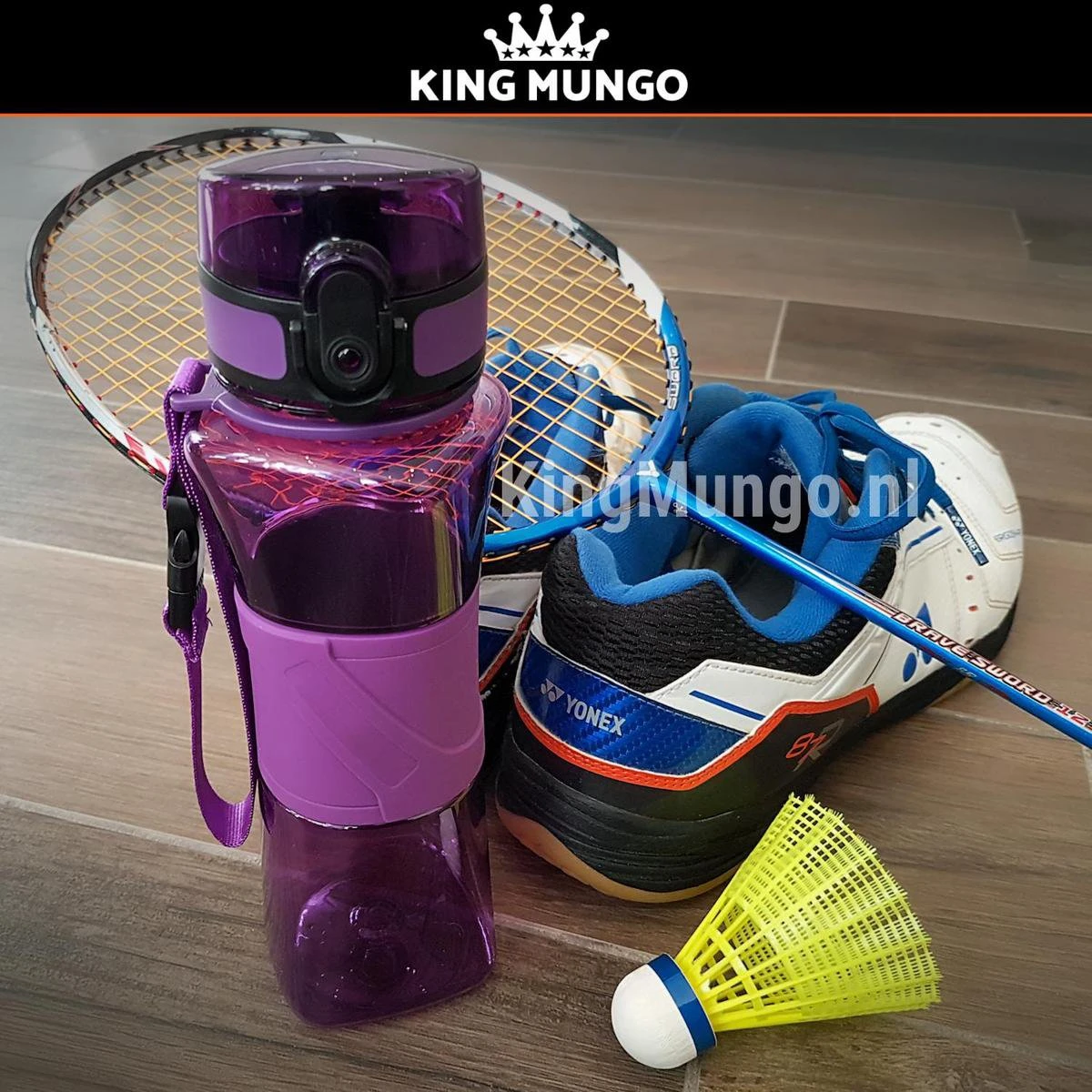 Drinkfles Herbruikbare Waterfles | 500 Ml Paars | Vaatwasserbestendig Drinkbus Bidon | King Mungo KMDF005 8 Drinkfles Herbruikbare Waterfles | 500 Ml Paars | Vaatwasserbestendig Drinkbus Bidon | King Mungo KMDF005 - Afbeelding 8