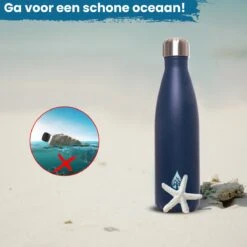 Waterfles Met Rietje Tuit Drinkfles Theefles Volwassenen Drinktuit Sportfles 500ml Waterflessen - Duurzaam Cadeau - Blauw -Drinken Goedkope Winkel 1200x1200 730