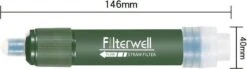 Merkloos Fllterwell Waterfilter - Survival - Zuiver & Schoon Drinkwater - Lichtgewicht - Water Filter - Outdoor - Hiking & Wandelen -Drinken Goedkope Winkel 1200x337