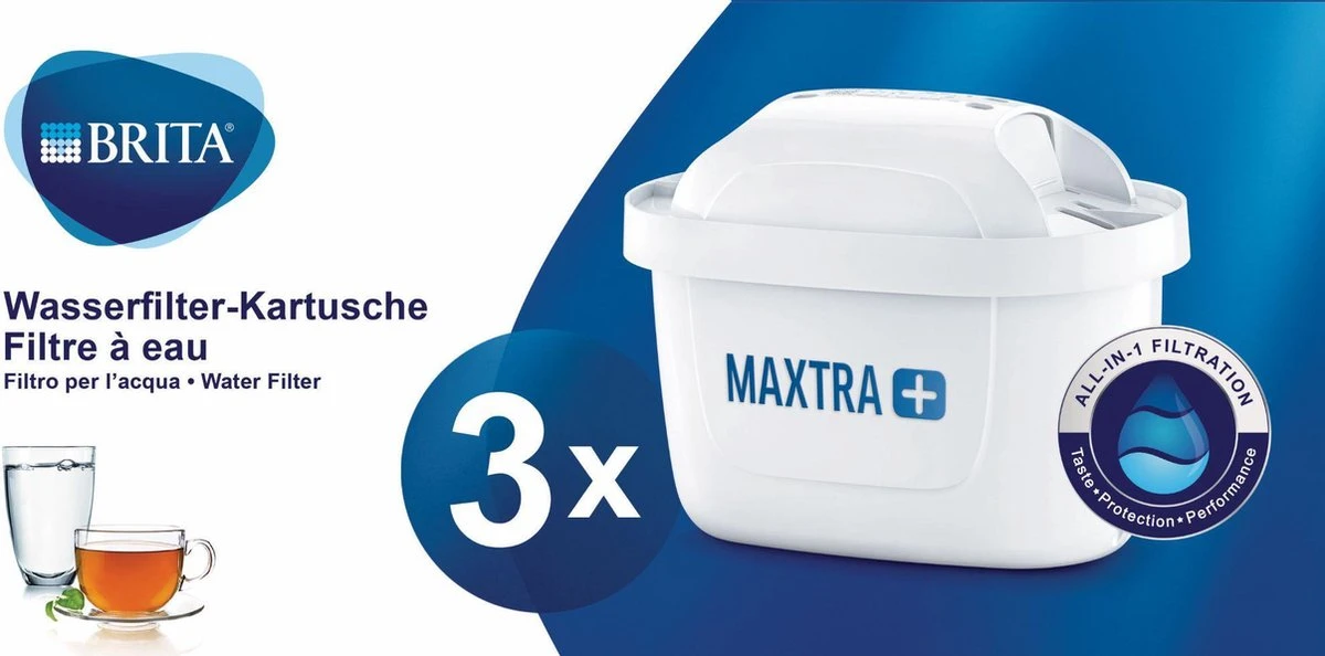BRITA Maxtra+ Filterpatronen - 3 Stuks 10 BRITA Maxtra+ Filterpatronen - 3 Stuks - Afbeelding 10