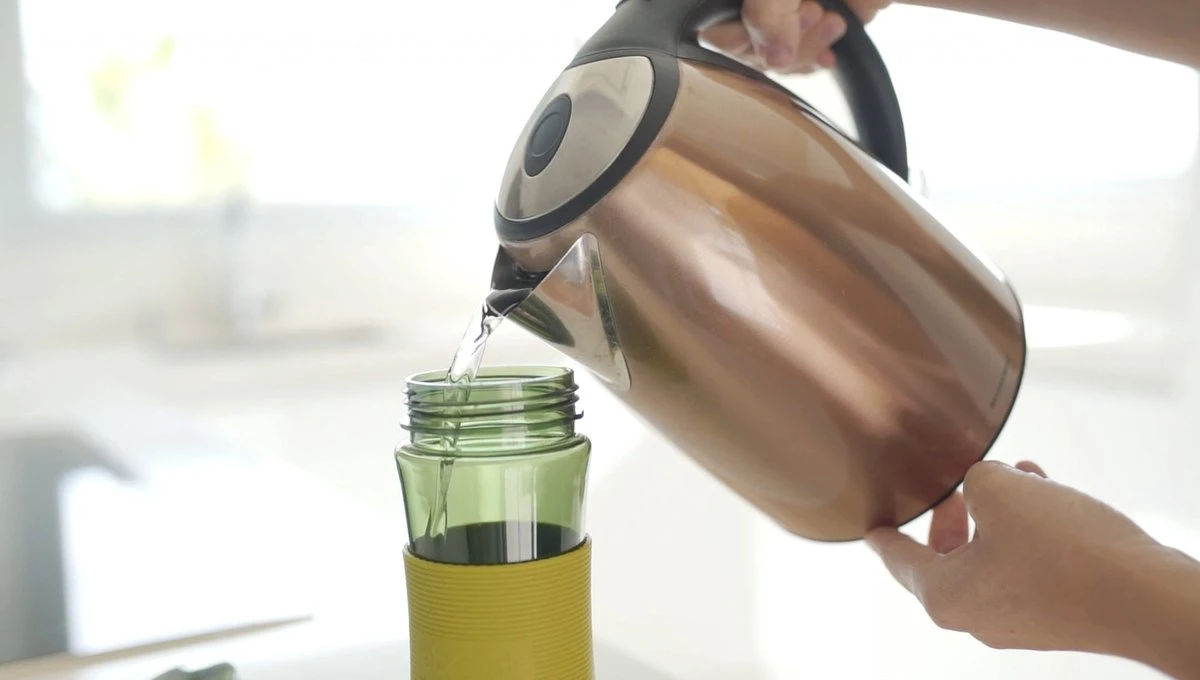 Reboottle - Tea - Drinkfles Met Theefilter - Thee Infuser - Theefles - 450ml - Beige/Groen 6 Reboottle - Tea - Drinkfles Met Theefilter - Thee Infuser - Theefles - 450ml - Beige/Groen - Afbeelding 6