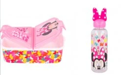 Minnie Mouse Brooddoos / Lunchset + 3D Drinkfles 560 Ml