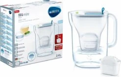BRITA - Waterfilterkan Style Cool - Blauw - 2,4L + 3 MAXTRA+ Waterfilterpatronen -Drinken Goedkope Winkel 1200x769